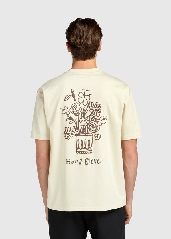 Everyday Flora Tee - Sand