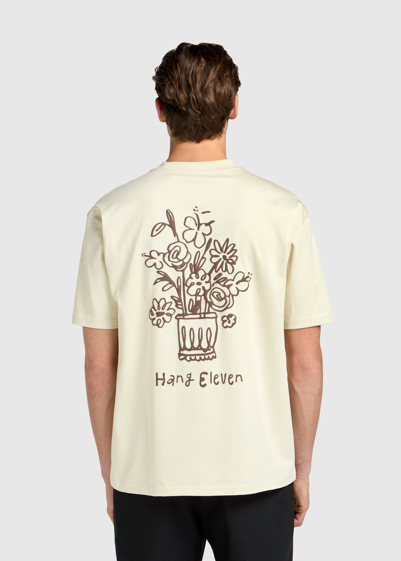 Everyday Flora Tee - Sand