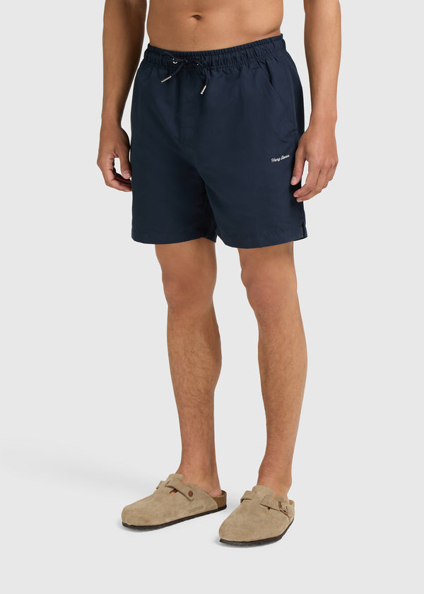 Solid Swim Short - Navy Blue