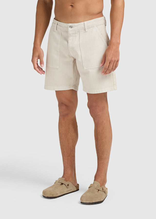 Worker Denim Short - Sand