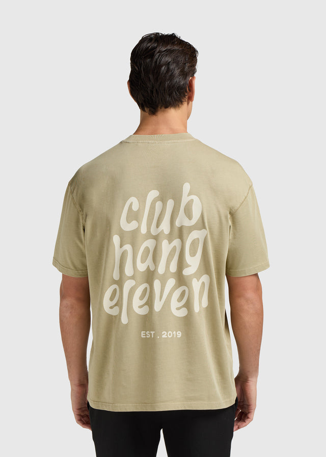 Club Tee – Schiefergrün