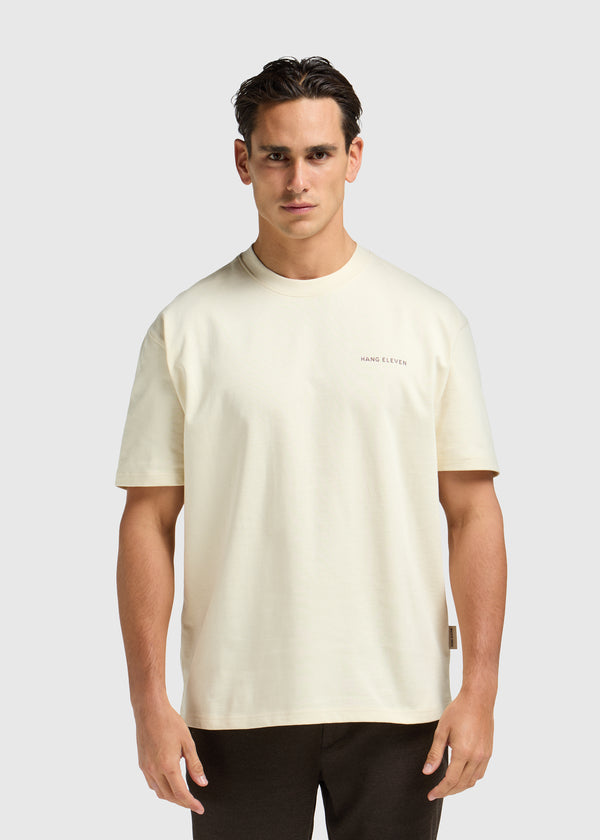 Refined Tee - White Sand