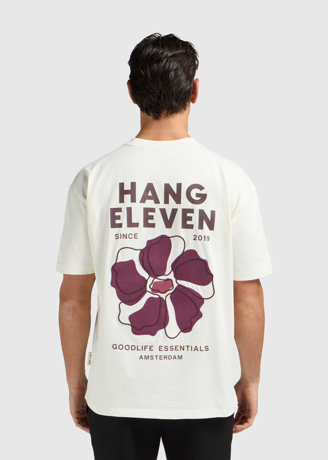 Floral Tee - White Sand