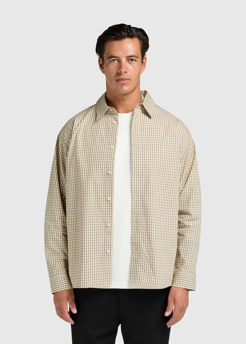 Mini Waffle Shirt - Sand