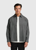 Max Check Shirt - Off Black