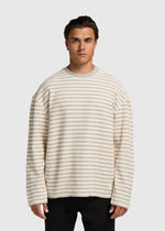 Structure Stripe Longsleeve - White Sand