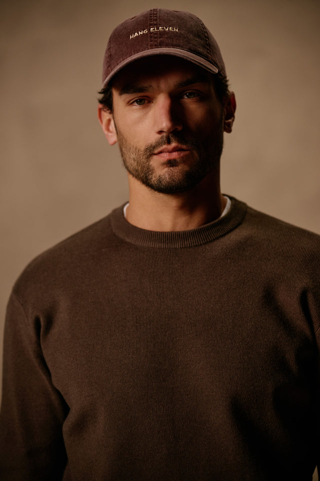 Casquette lavée - Marron