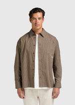 Mini Check Shirt - Brown
