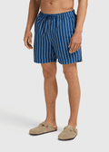 Short de Bain Rayé - Marine