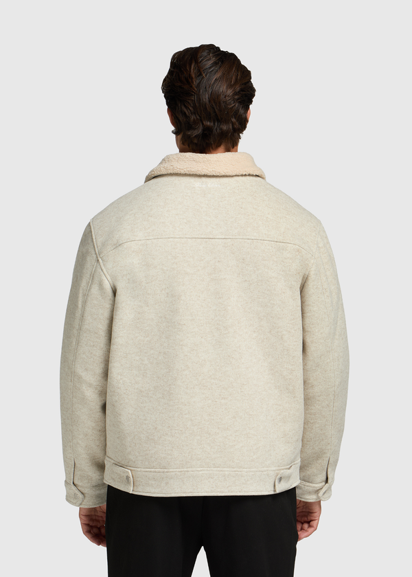 Cozy Borg Jacket - Sand