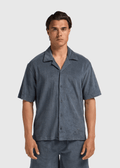 Toweling Shirt - Navy