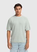 Loop Knit Tee - Light Green