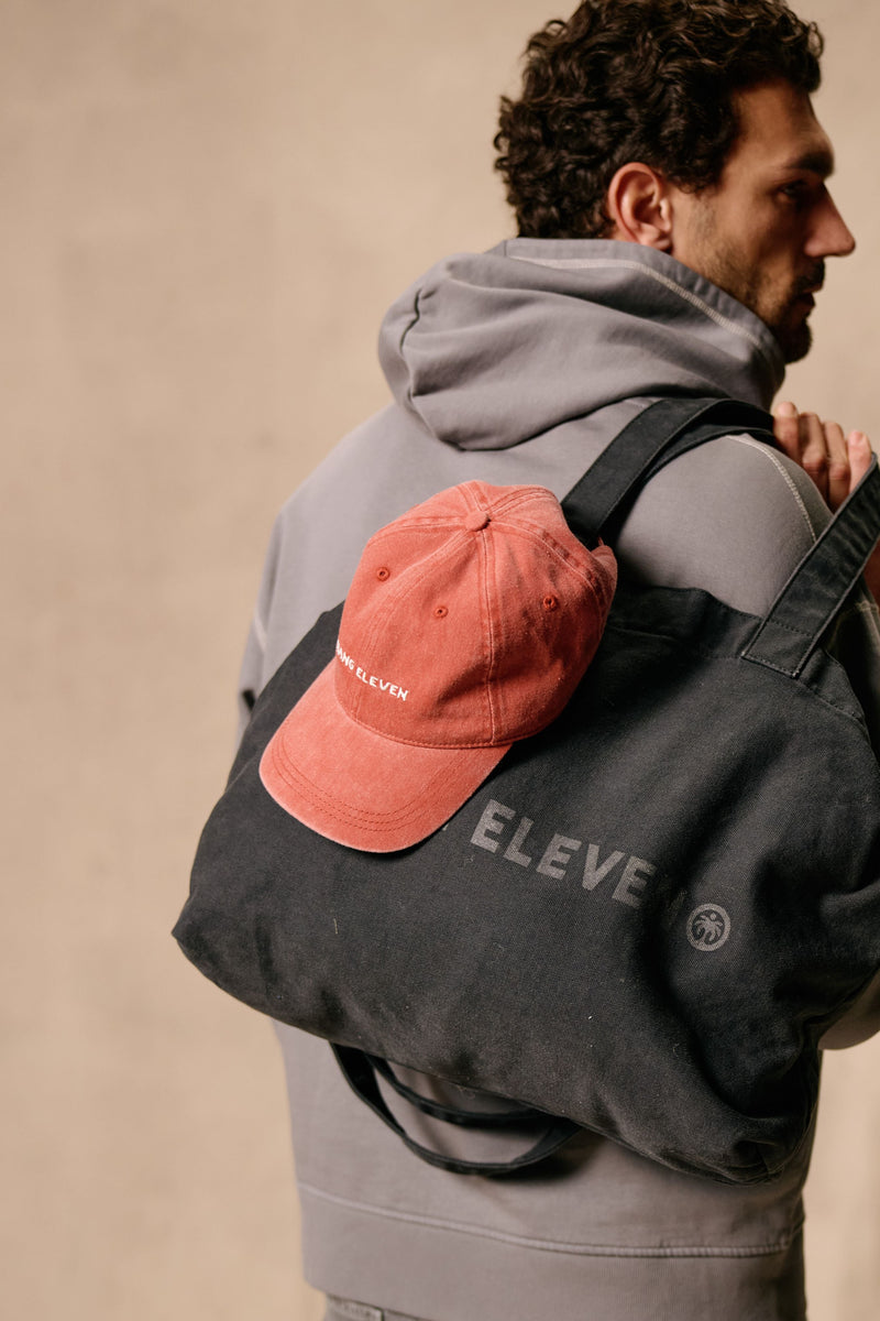 Casquette lavée - Rouge