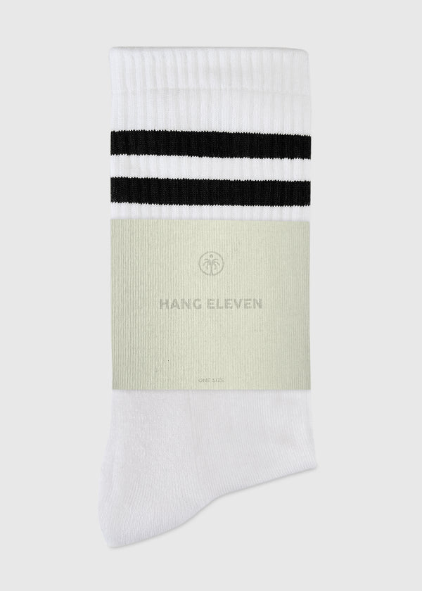 Hang Eleven Uni Striped Socks - Black