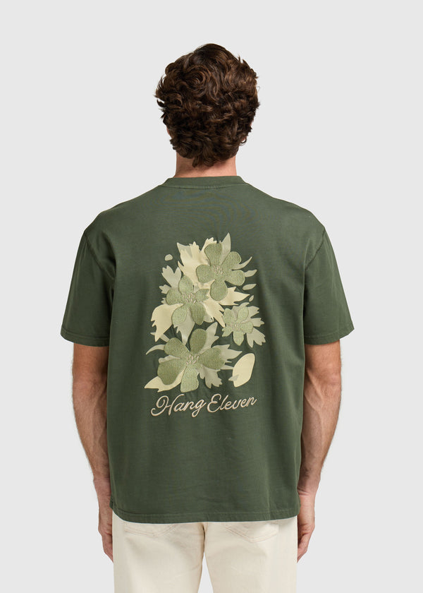 Blossom Tee - Dark Green