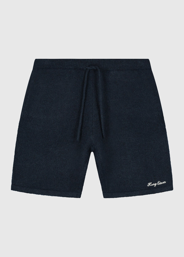 Soft Knitted Short - Navy Blue