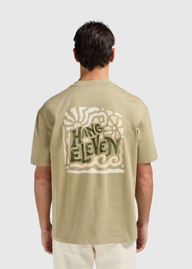 Wild Botanics T-Shirt – Schiefergrün