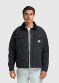 Padded Coach Jacket - Midnight Black