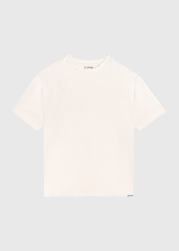 Pique Tee - White Sand