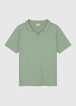 Knitted Polo - Sage Green