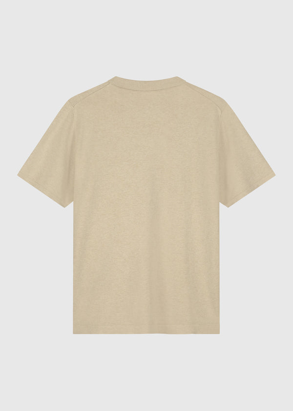 Knitted Polo - Sand Melange