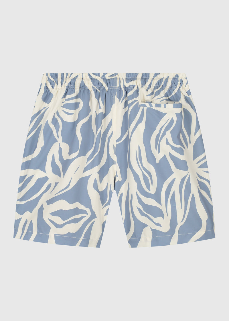 Pflanzen schwimmen kurz - Hellblau
