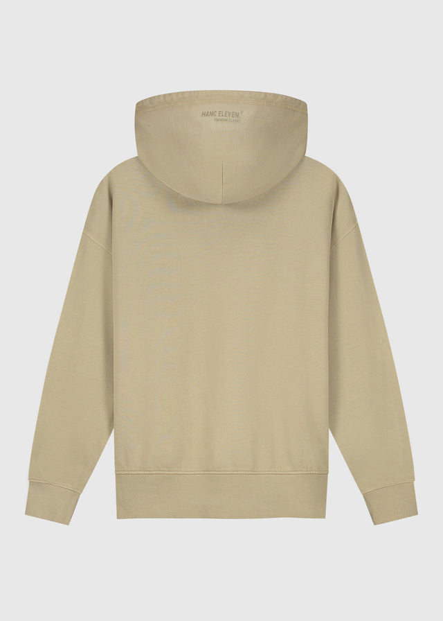 Premium Blanks Hoodie – Verwaschenes Grün