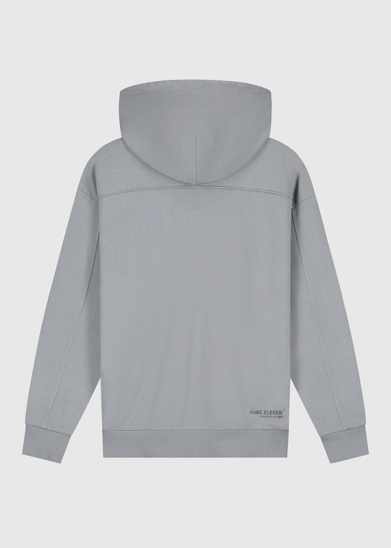 Premium Blanks Full Zip - Washed Grey