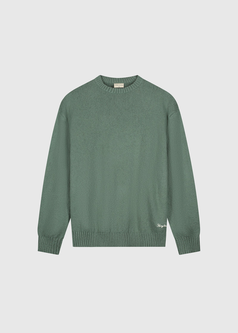 Premium Knit Crewneck - Slate Green