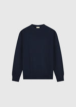 Premium Knit Crewneck - Navy Blue