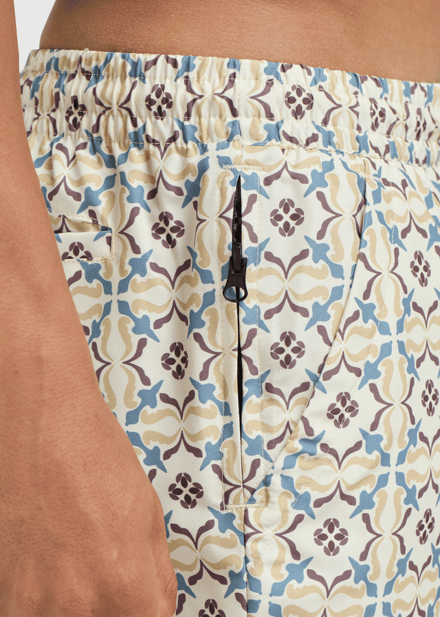 House Of Tiles Swim Short - Sand