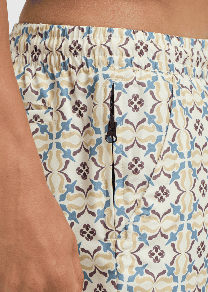 House Of Tiles Swim Short - Sand