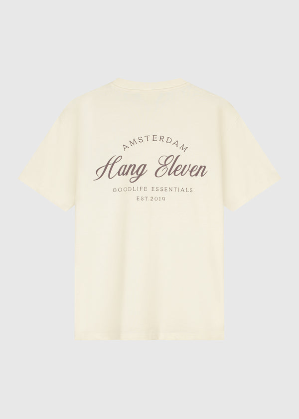 Refined Tee - White Sand