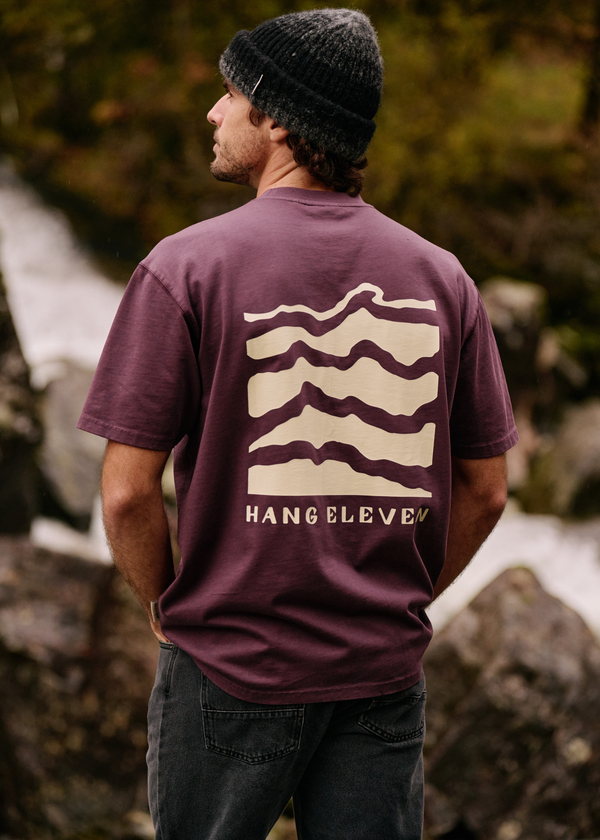 Structure tee - Purple