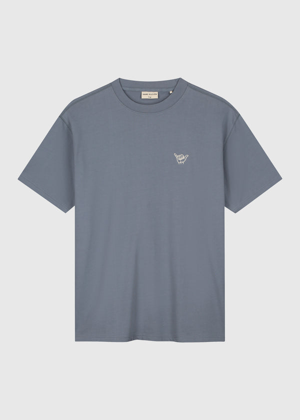 Shaka Tee - Stone Grey