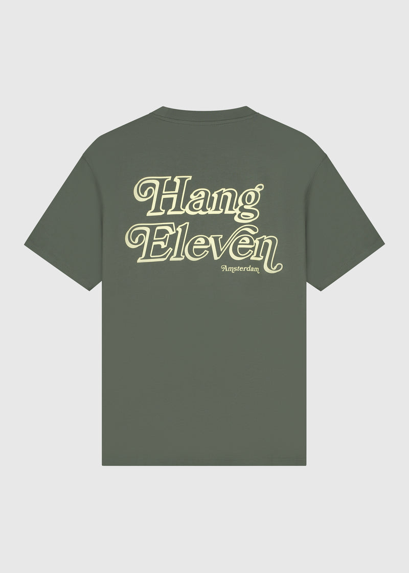 Signature-T-Shirt – Dunkelgrün