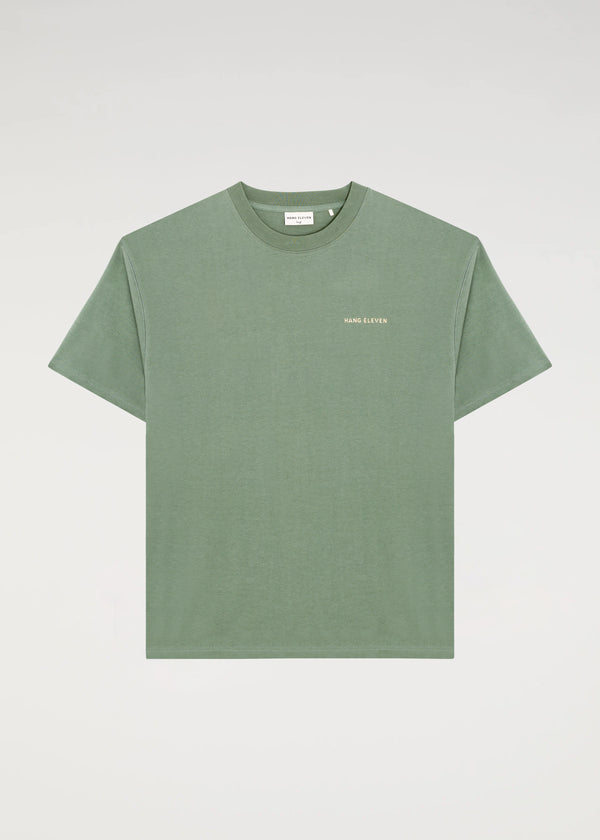 Organic Smash Tee - Slate Green