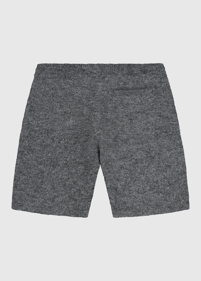 Weiche Strickshorts – Anthrazit