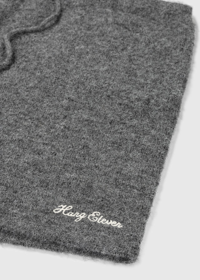 Weiche Strickshorts – Anthrazit