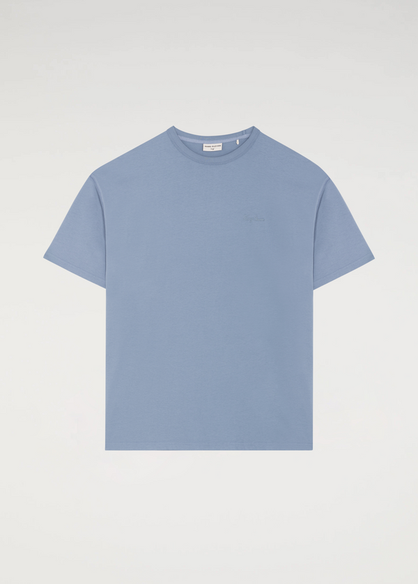 Organic Soft Tee - Dusty Blue