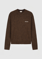 Soft Knitted Crewneck - Brown