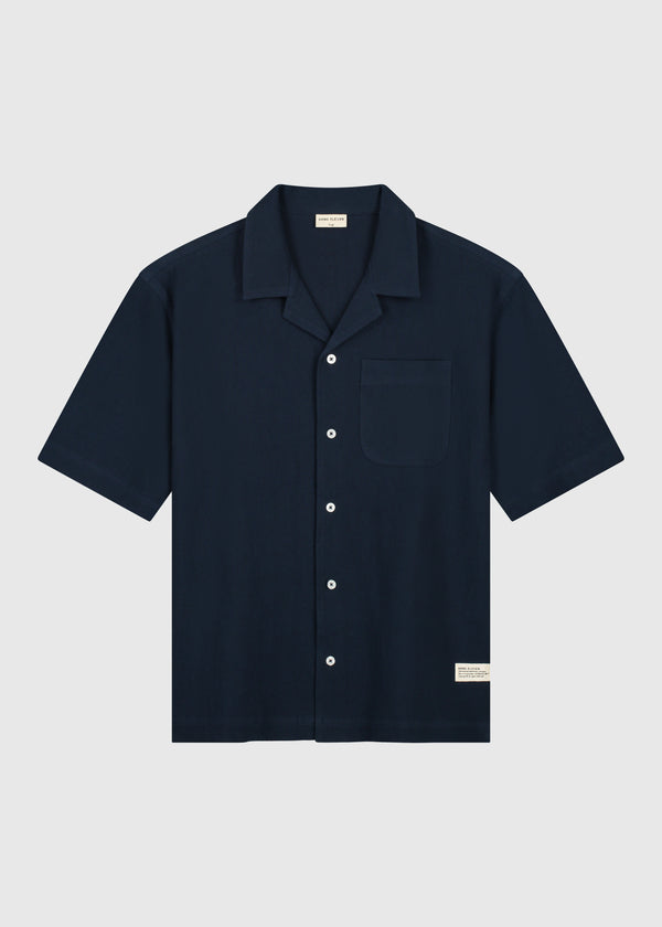 Structure Shirt - Navy Blue