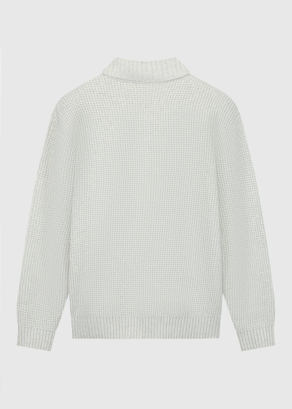 Heavy Structure Polo - Grey Mele