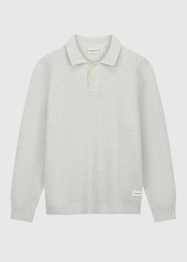 Polo Structure - Gris Mêlée 