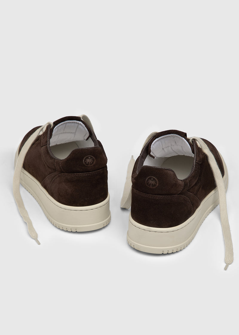 Baskets en daim haut de gamme - Marron