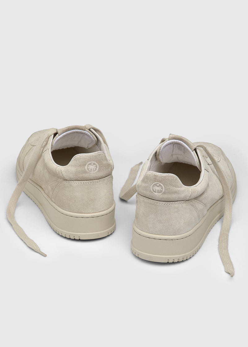 Premium Suède Sneaker - Sand