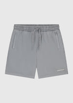 Washed Sweat Short - Stone Grey