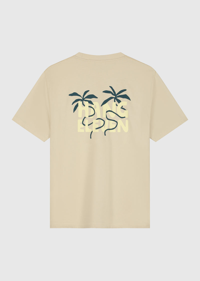 T-shirt Swirl Palm - Sable
