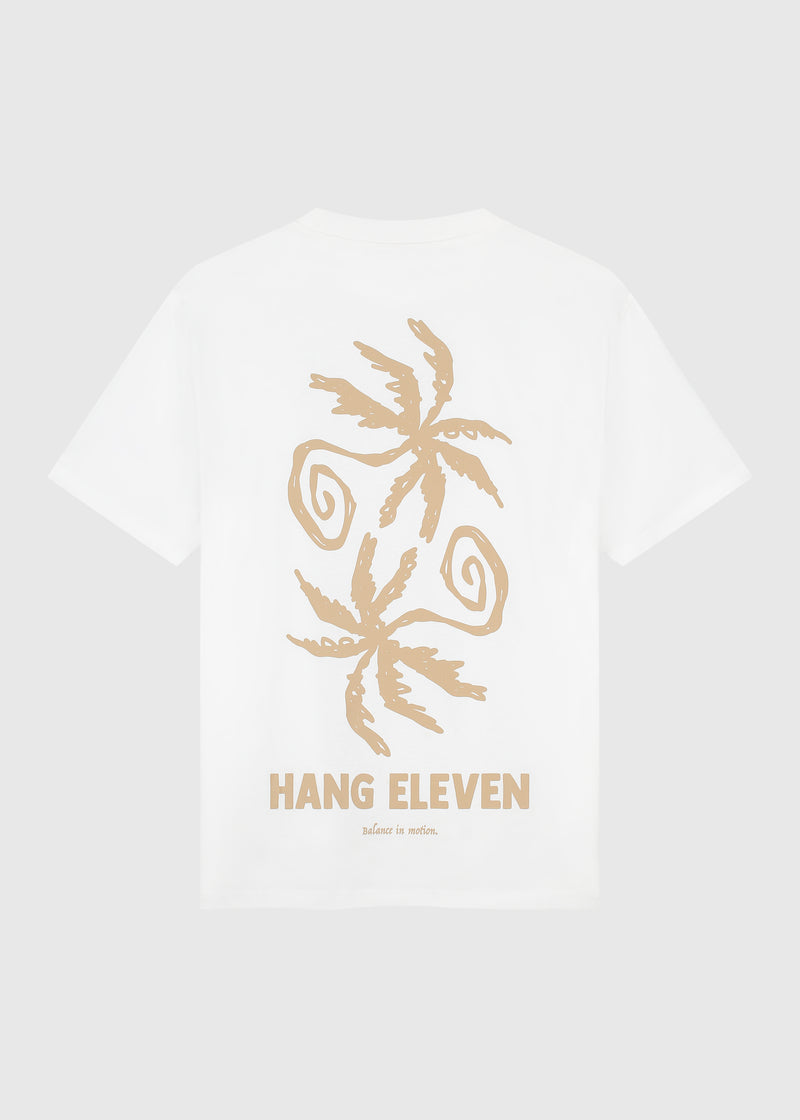 Linear Palm Tee - Off White