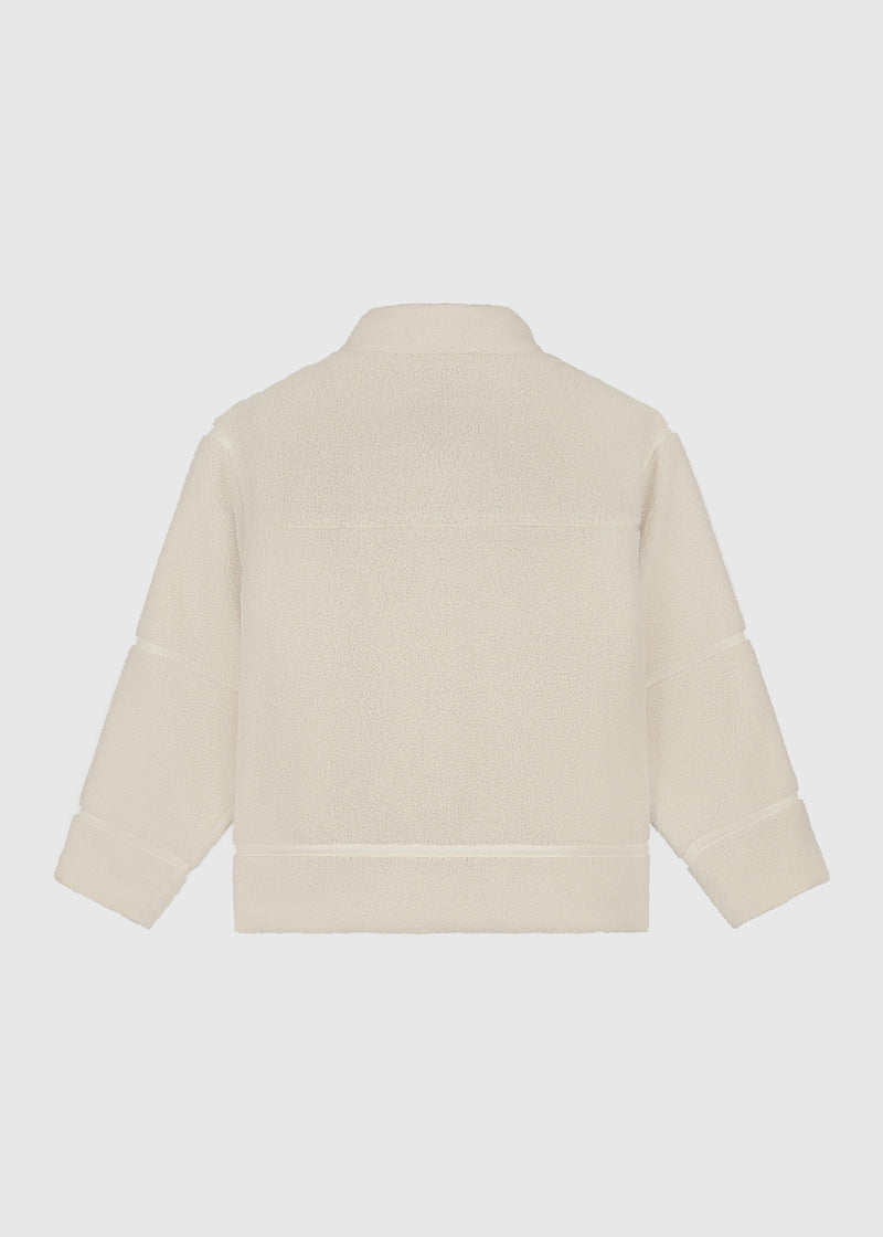Teddy Tape Jacket - White Sand